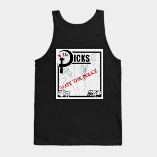 Hate the Police Punk Hardcore 1980 Throwback Tank Top